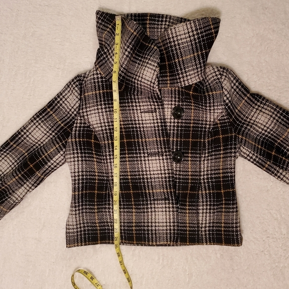 Mossimo Wool Plaid Coat - Picture 6 of 8